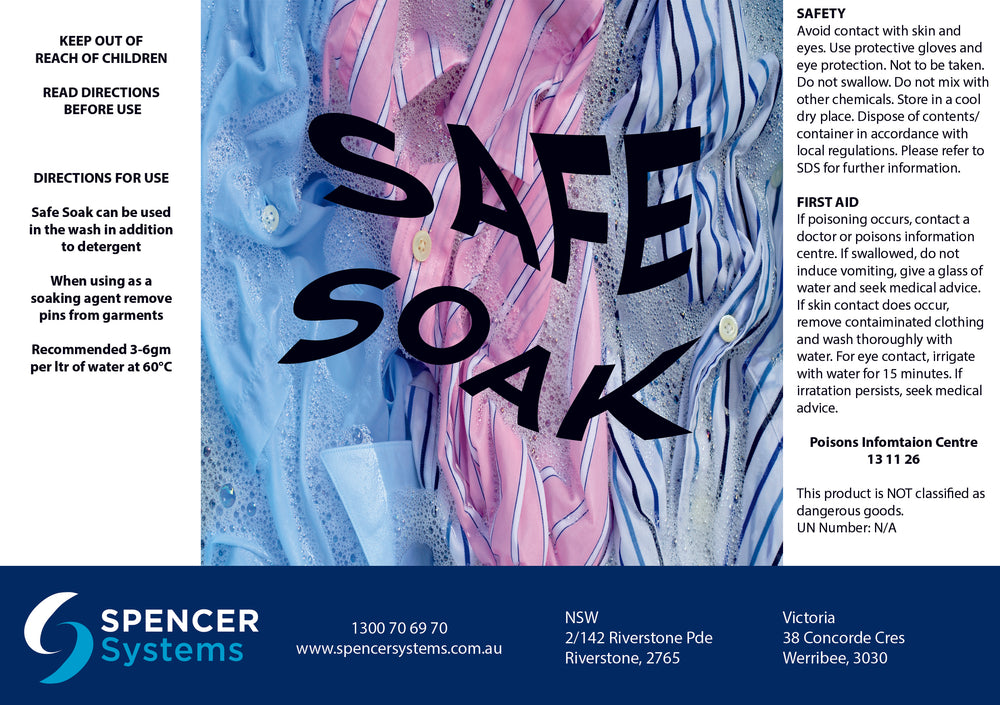 Safe Soak - Premium Oxy Action Soaker - 20kg