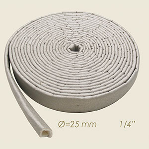Insulation - Metalised Silver Fabric - 1/4"
Fits 1/2'' Copper pipe - Sold per meter